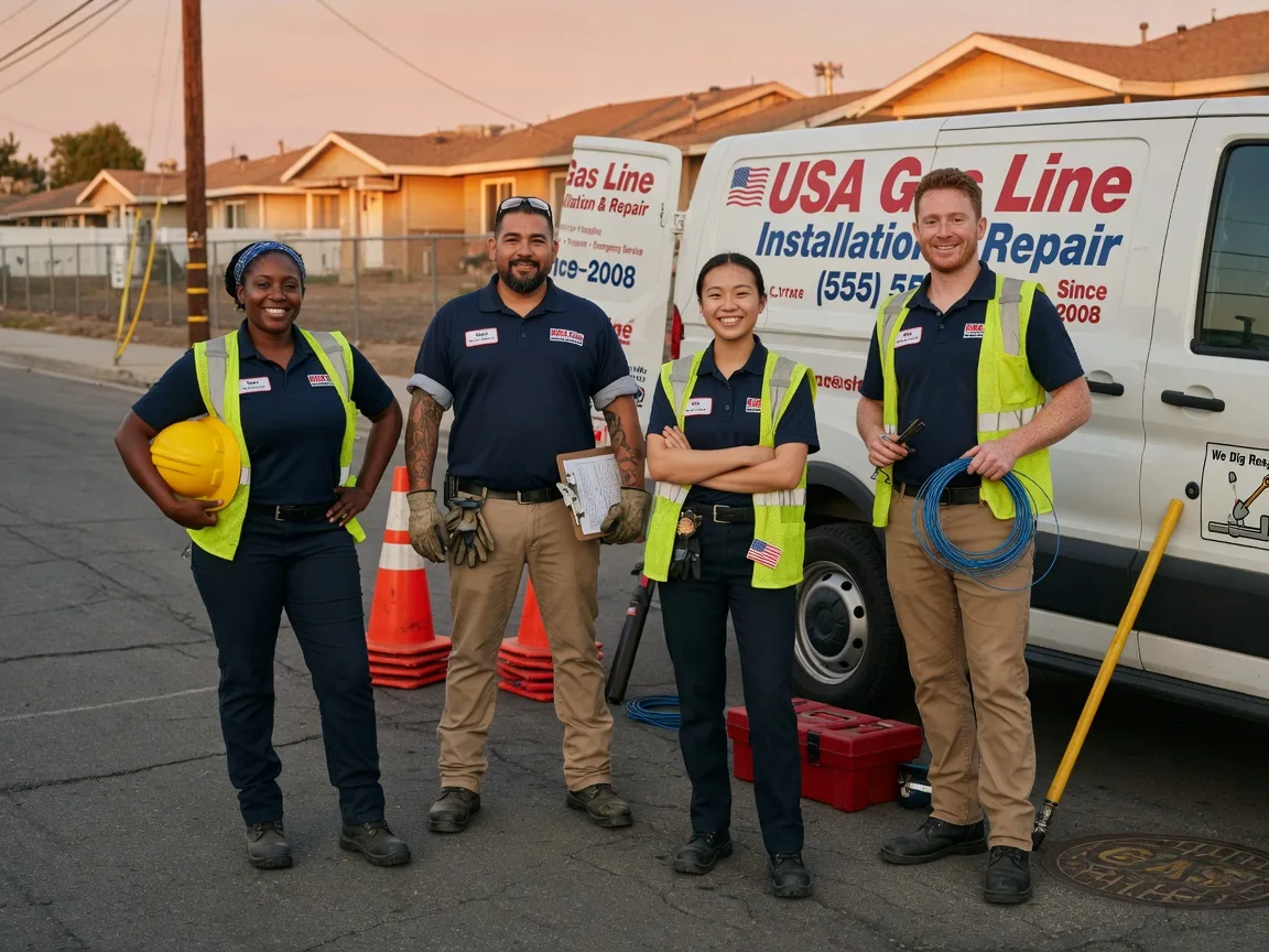 Gas Line Installation company in Rufe, OK